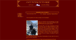 Desktop Screenshot of everest.dubuis.net