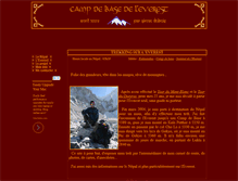 Tablet Screenshot of everest.dubuis.net
