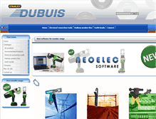 Tablet Screenshot of dubuis.com